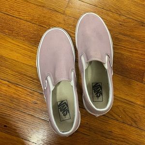 Purple slip on vans